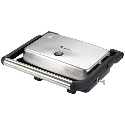Image of MasterPRO Electric Grill press Non-stick coating, Cool touch housing, Overheat protection Black/stainless steel