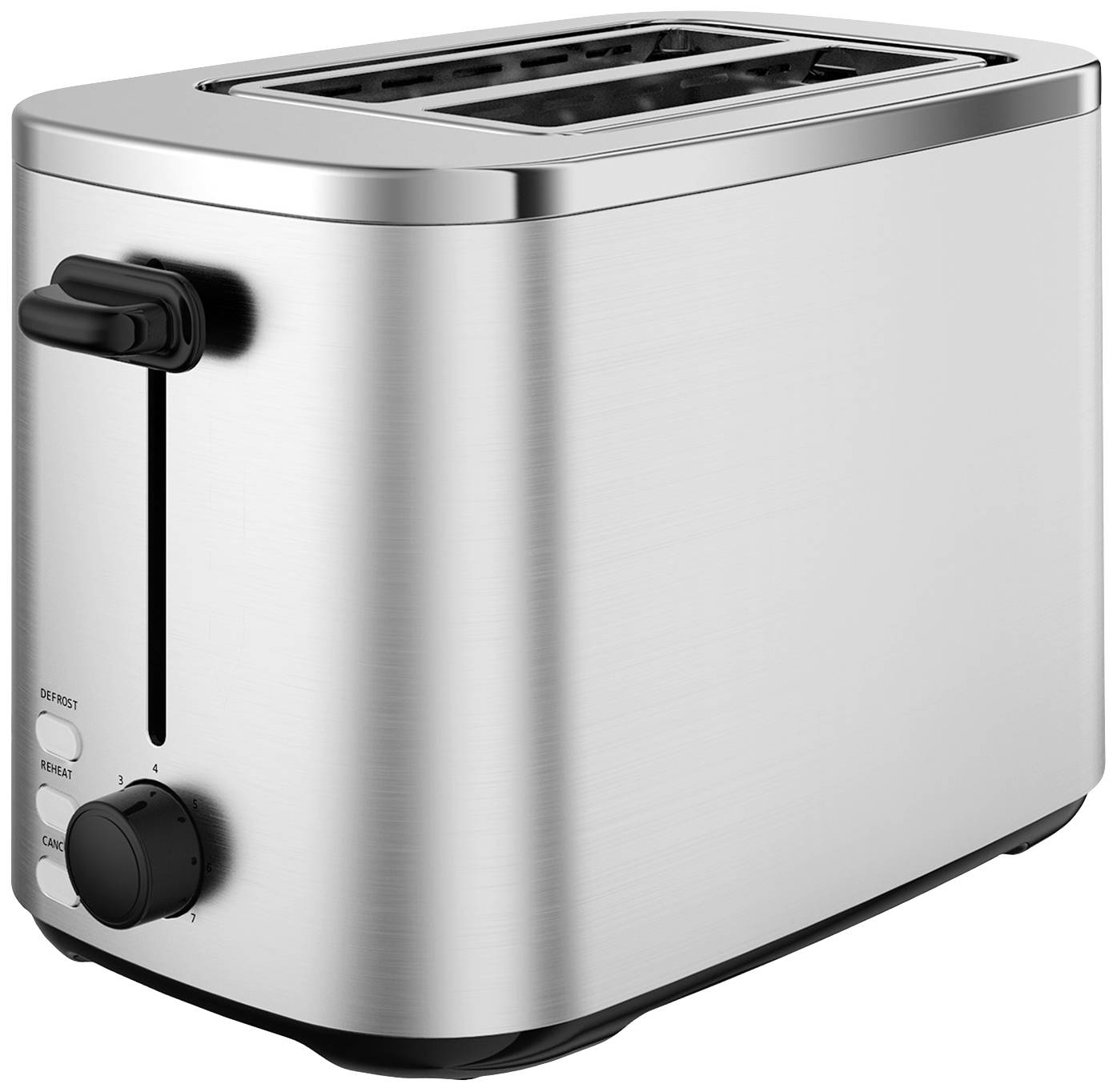 MasterPRO Toaster with built-in home baking attachment Black/stainless steel