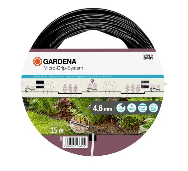 GARDENA Micro-Drip-System Soaker hose 4.6 mm (3/16) Hose length: 15 m 01362-20