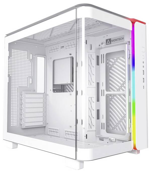 MONTECH KING 95 Tempered Glass ARGB Midi tower PC casing White