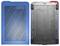 Two computer cases, one blue with diagonal grids, one grey with hexagonal mesh. Both demonstrate ventilation design.