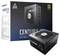 Power supply 'Montech Century G5 750W', fully modular, 80 Plus Gold, packaging shows diagrams of efficiency and fan noise.