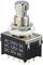 Push button switch with metallic button, showing specifications: 'AC 250V 2A, AC 125V 4A, DC 30V 4A'.