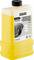 Yellow container with 1 litre of Kärcher cleaning solution for machine protection. Suitable for professional use.
