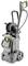 A compact, grey-black pressure washer with hose reel and handle, suitable for intensive cleaning tasks in outdoor areas.