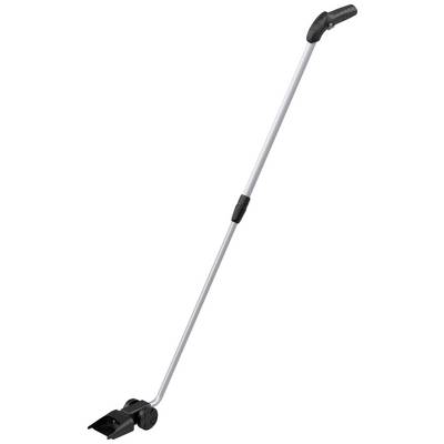 Long-reach litter picker with black gripping mechanism and ergonomic handle, suitable for collecting waste without bending down.