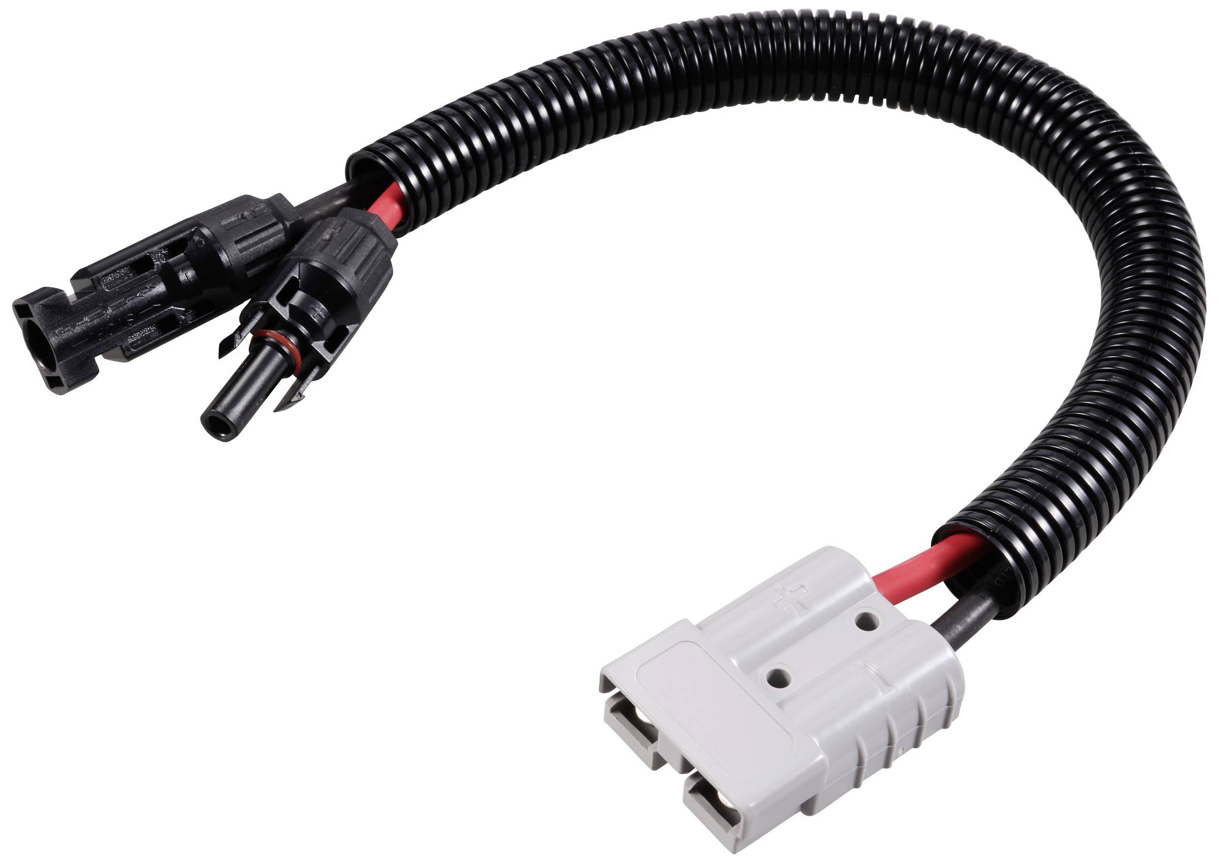 High Current Connector to PV Solar Connector Cable, Type B TC-12195636 Black, Red TRU COMPONENTS Content: 1 pc(s)
