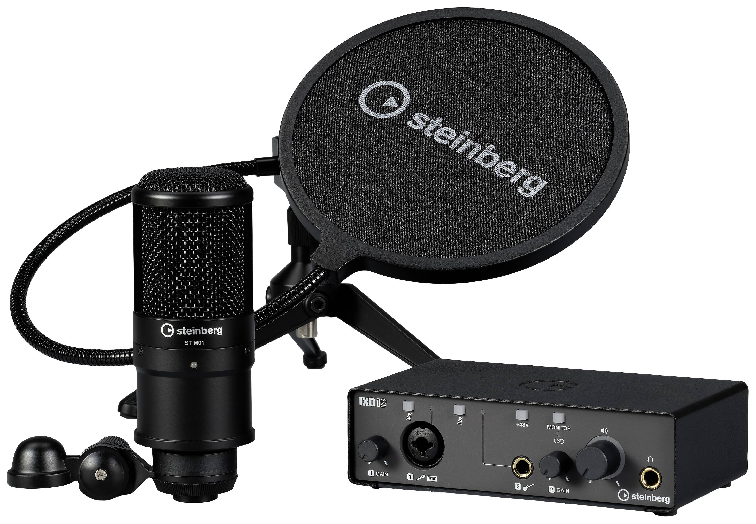 Audio interface Steinberg IXO12 Podcast Pack incl. software