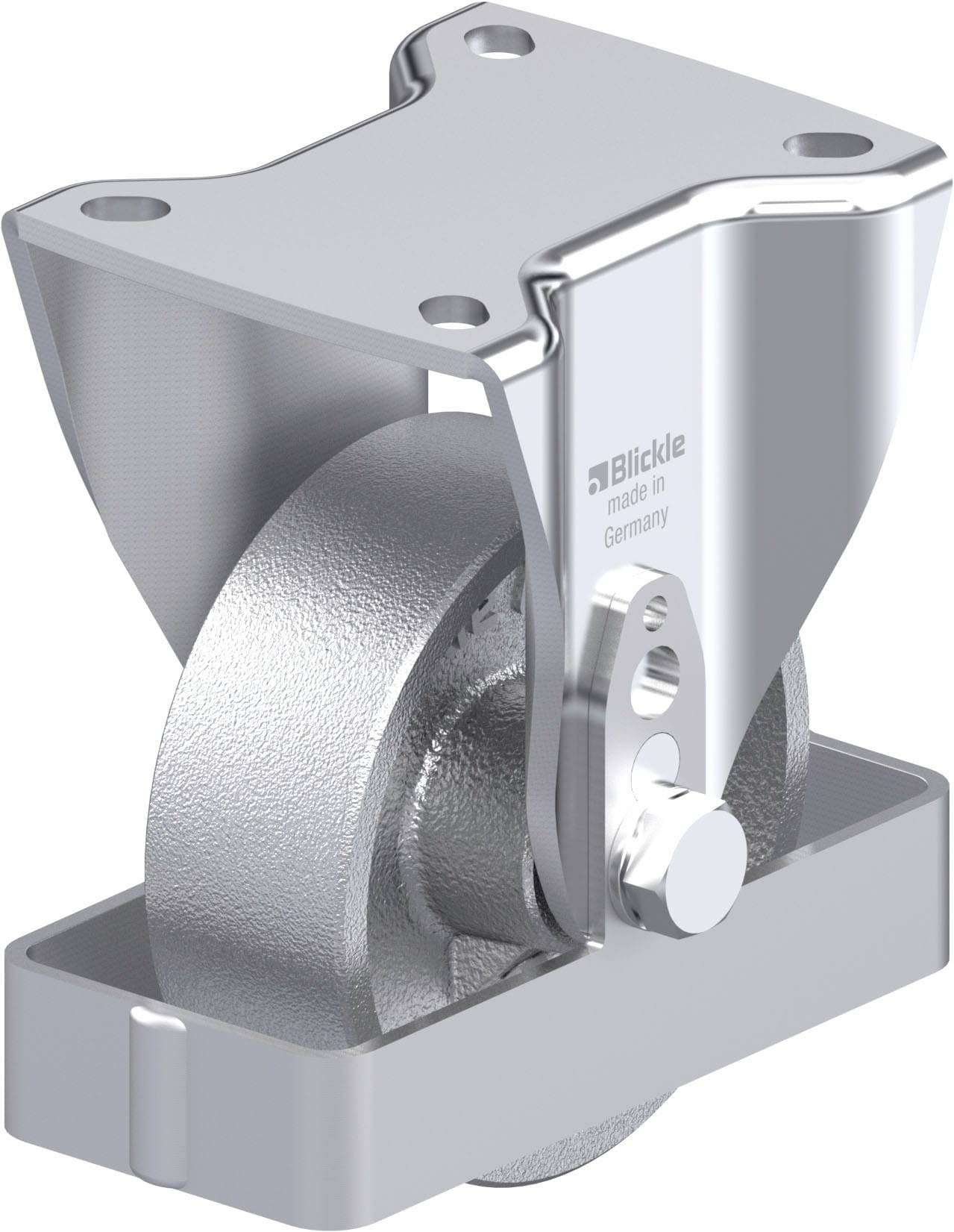 Blickle 940258 BH-G 100G-1-FS Sheet metal fixed wheel Wheel diameter: 100 mm Load capacity (max.): 400 kg 1 pc(s)