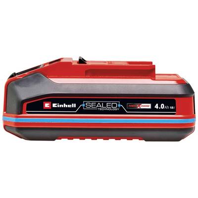 Two Einhell PX-C batteries with new design. Labelling in the image: 'New design, same battery'.