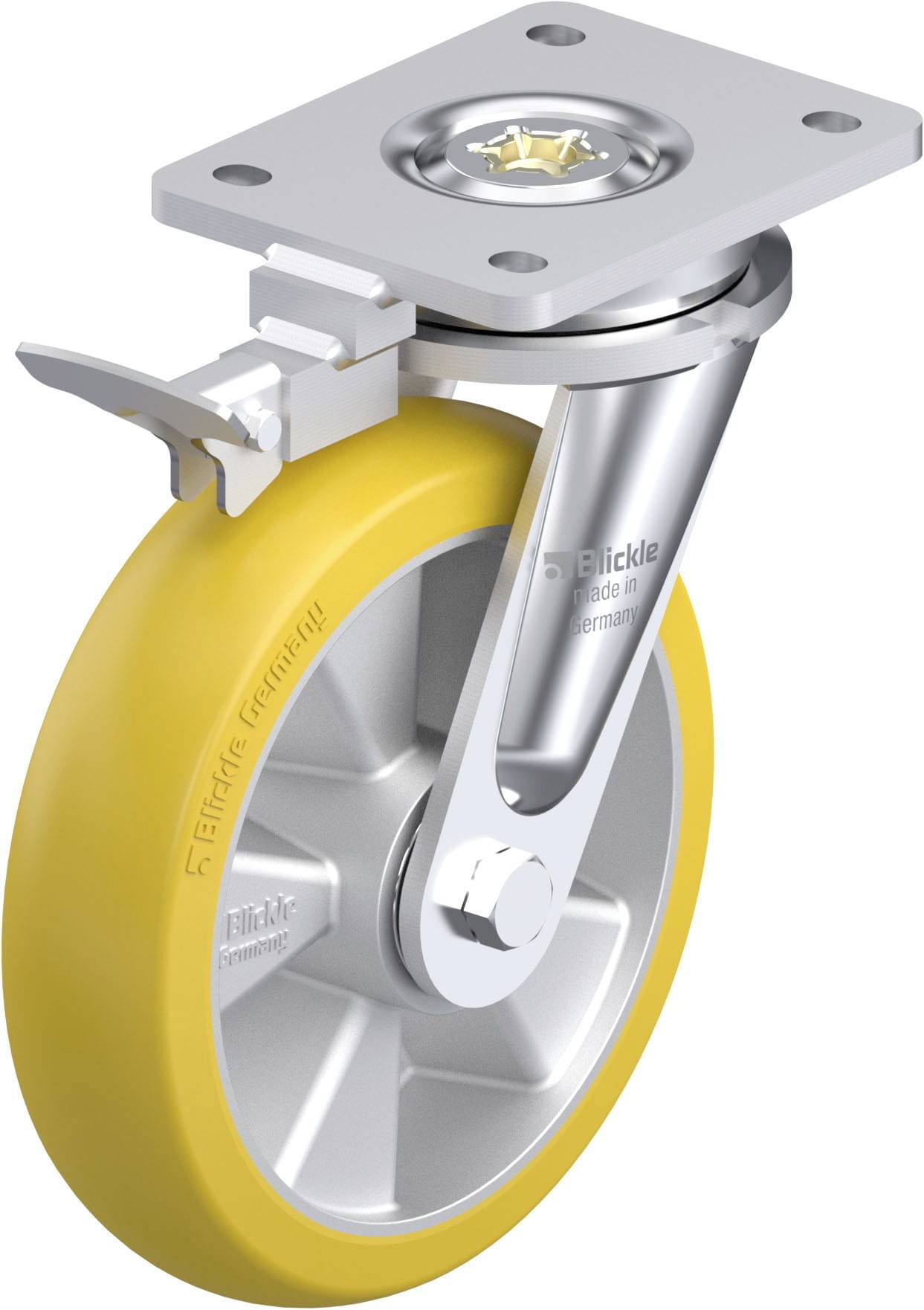 Blickle 890661 LO-ALTH 200K-CO-RI4 Heavy-duty swivel wheel Wheel diameter: 200 mm Load capacity (max.): 800 kg 1 pc(s)