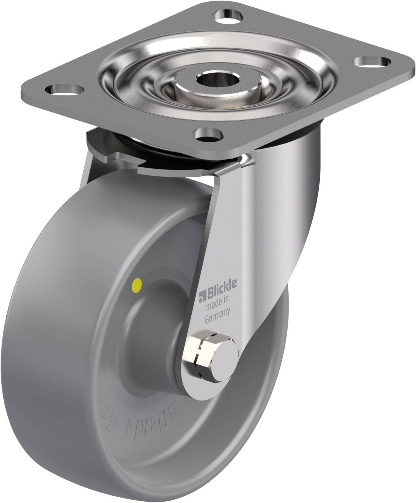Blickle 879422 LX-PO 100G-ELS Stainless steel swivel wheel Wheel diameter: 100 mm Load capacity (max.): 250 kg 1 pc(s)
