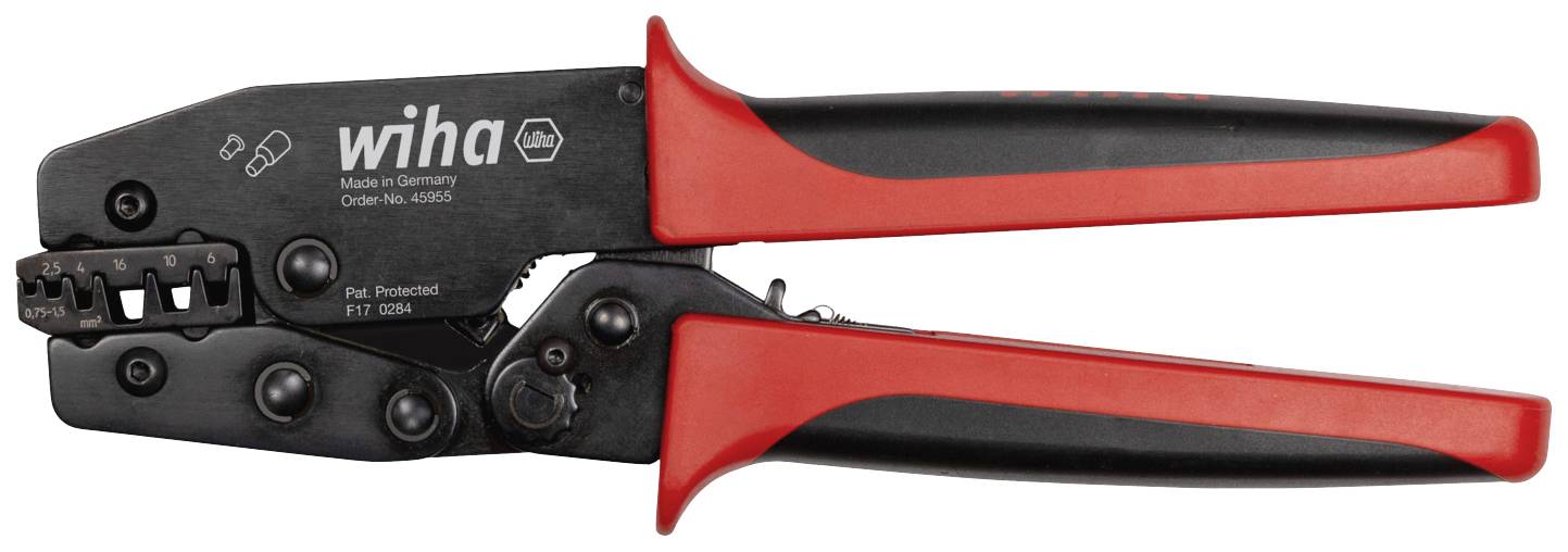 Wiha 45956 Crimper 1-piece Ferrules 0.75 up to 16 mm²