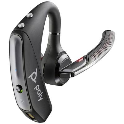 Image of POLY Voyager 5200 In-ear headset Bluetooth® (1075101) Mono Black Headset, Mono, Ear clip