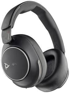 HP Poly 8H2G3AA  Over-ear headset Bluetooth® (1075101), Corded (1075100) Stereo Black  Headset
