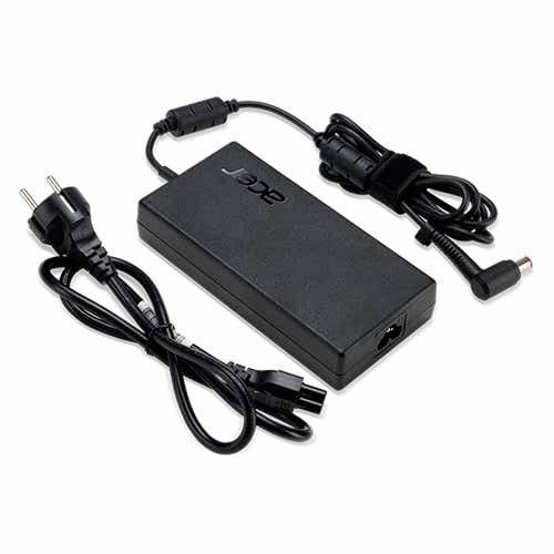 Power supply with two cables and plugs, suitable for Acer devices.