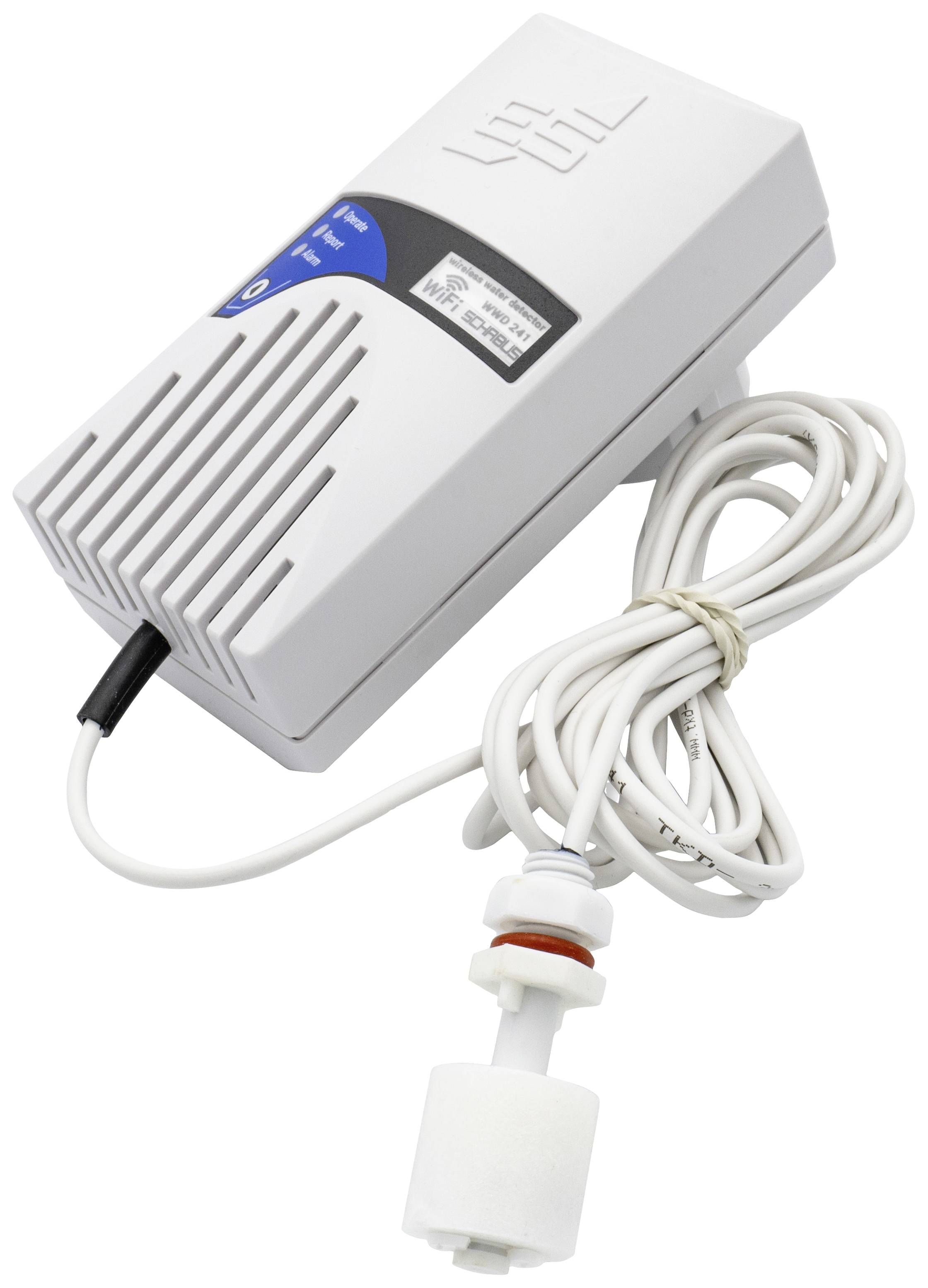Schabus 500241 WWD 241 Wireless water leak detector app-controlled, incl. float switch via mains outlet