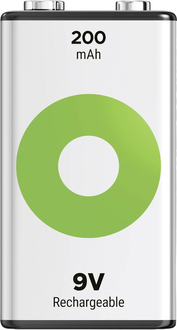 GP ReCyko 9 V / PP3 battery (rechargeable) NiMH 200 mAh 8.4 V 1 pc(s)