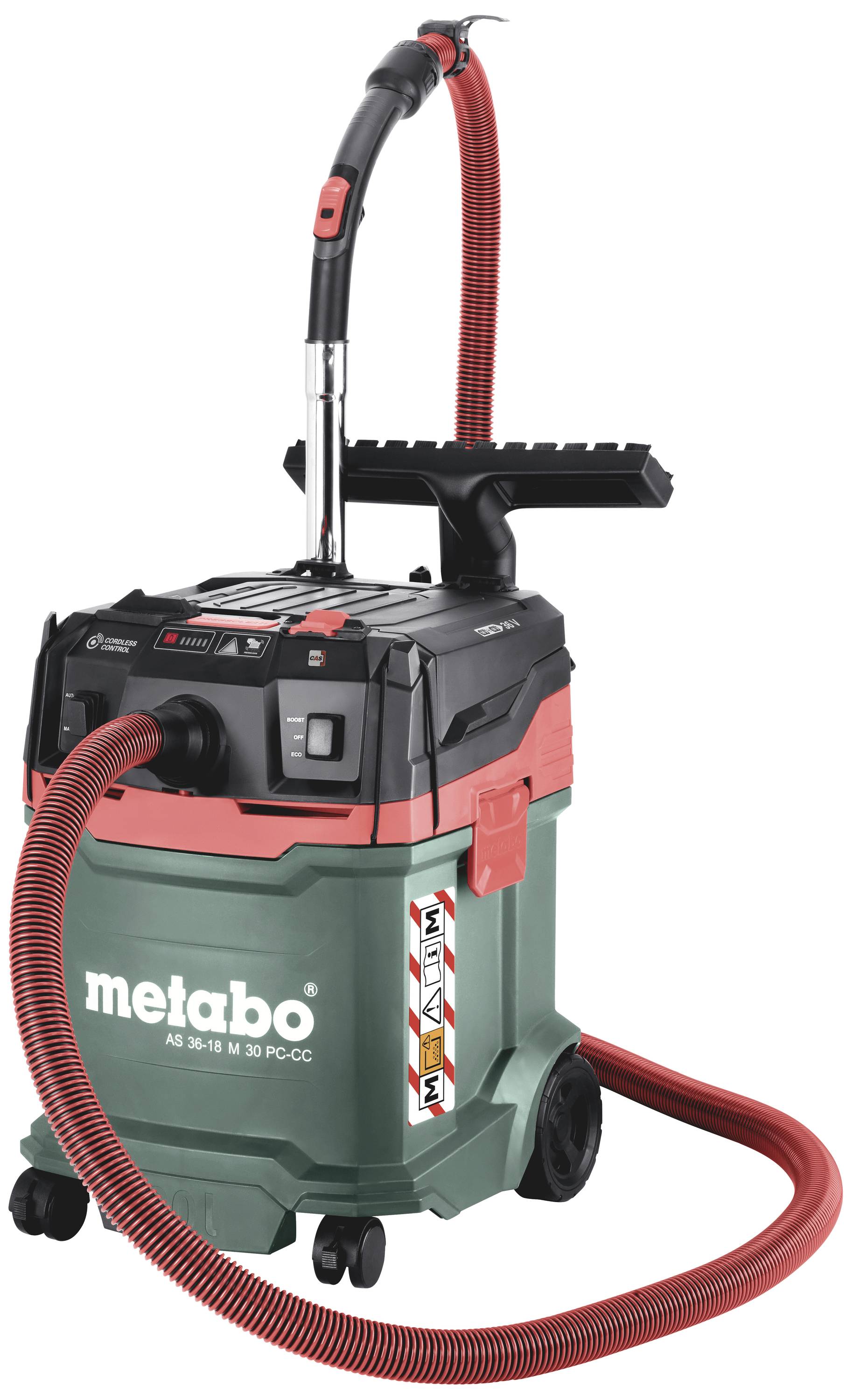 Metabo AS 36-18 M 30 PC-CC 602074850 Cordless vac 30 l Battery not included, Charger not included