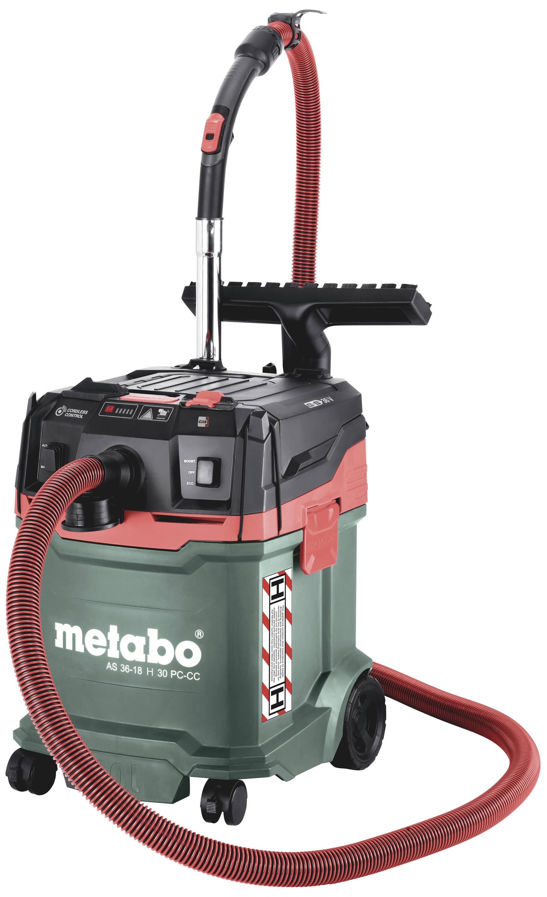 Metabo AS 36-18 H 30 PC-CC 602075850 Cordless vac 30 l Battery not included, Charger not included