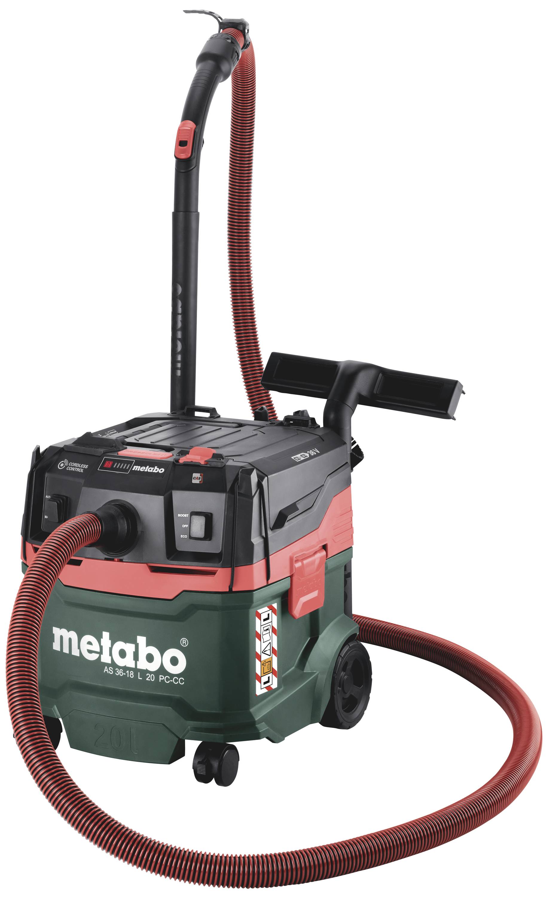 Metabo AS 36-18 L 20 PC-CC 602072850 Cordless vac 20 l Battery not included, Charger not included