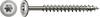 SPAX 0257000801005 R 88193 m.Spitze/T-STAR TG Wood screw 8 mm 100 mm T-Star Plus Stainless steel A2 50 pc(s)