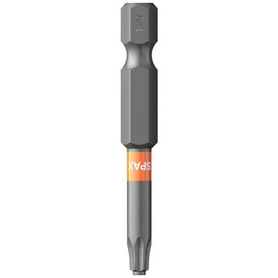 Bits screwdriver with a Torx head and 'SPAX' inscription on the orange ring. Suitable for precise screwing.