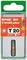 SPAX drill bit, T-STAR plus T20 type, 25 mm length, 1/4 inch drive. Packaged in a clear plastic box.