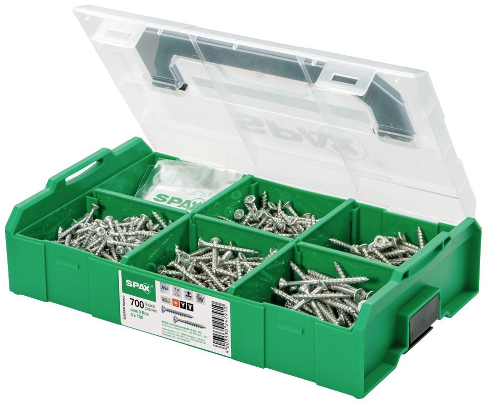 SPAX 5000009162019 Multi-purpose screw set 1 Set