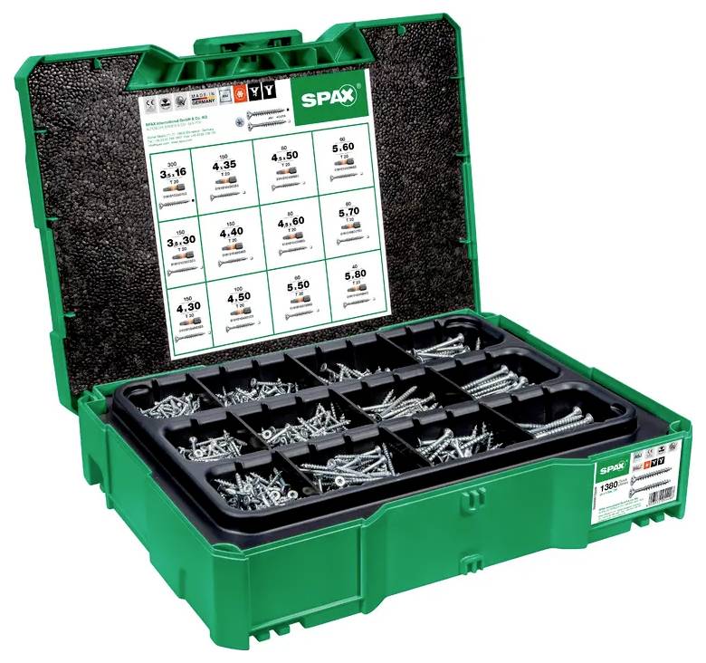 SPAX 5000009172009 Multi-purpose screw set 1 Set