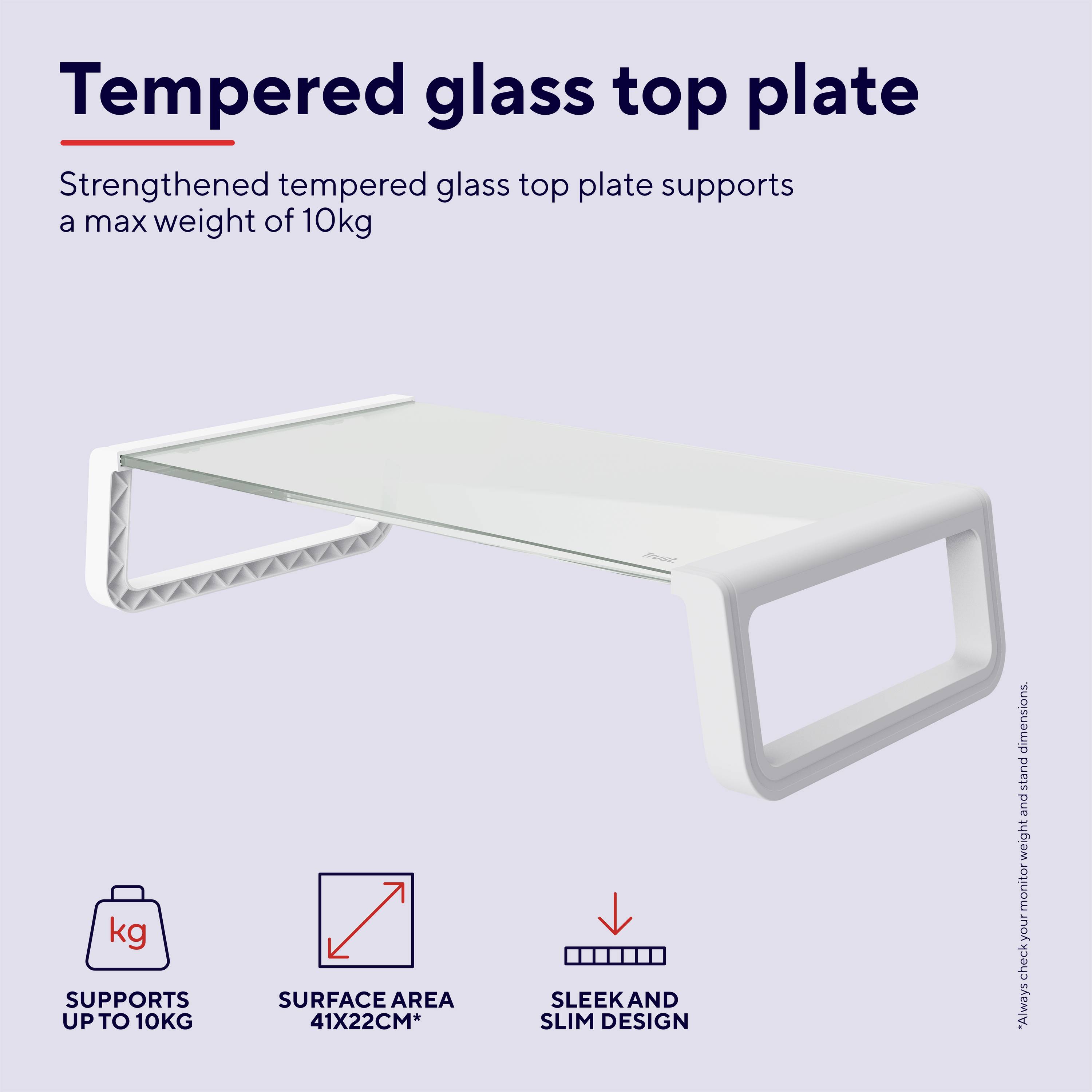 Trust Monta Monitor riser Height range: 98 mm (max) White-9