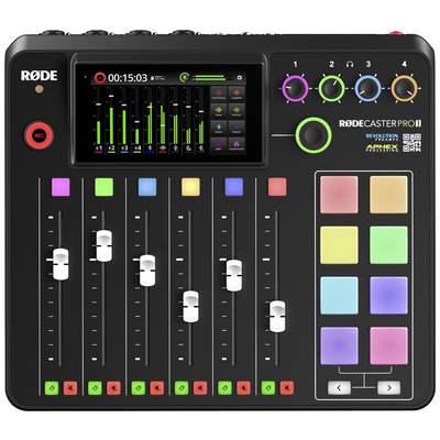 RODE Microphones RØDECaster Pro II 9-channel Microphone mixer 