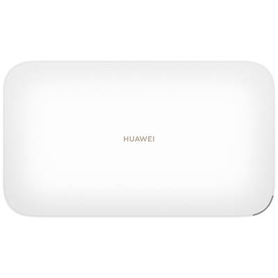 A white rectangular device with rounded corners. The word 'HUAWEI' is displayed in the centre.