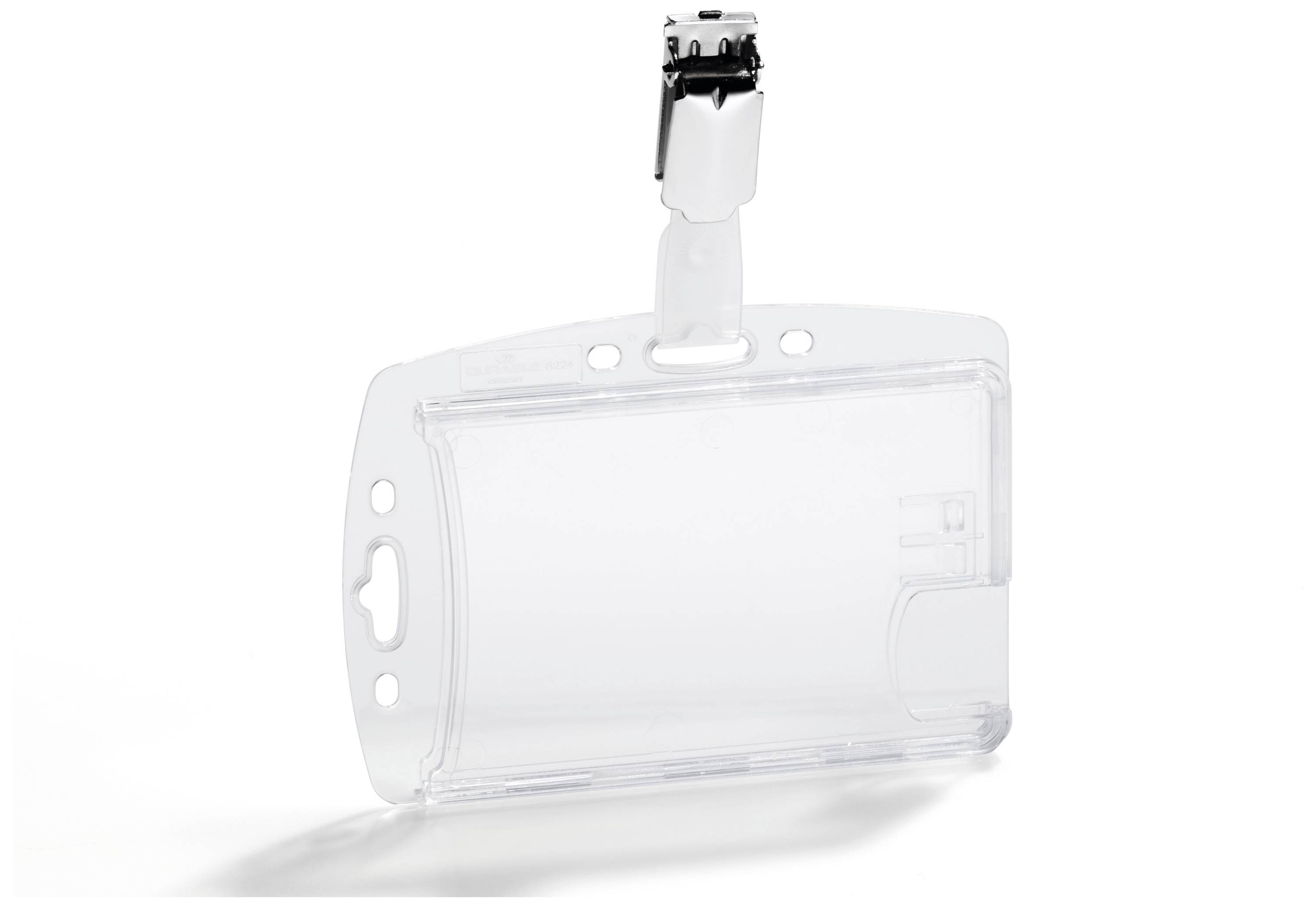 Durable 801319 ID holder (W x H) 101 mm x 71 mm Clip 25 pc(s)