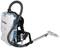 A cordless backpack vacuum cleaner with ergonomic design, blue and white colour, and a long suction tube, suitable for flexible cleaning.