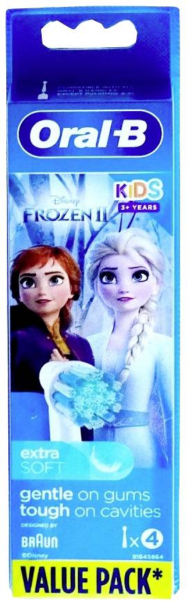 Oral-B EB10S-4 Frozen Electric toothbrush brush attachments 4 pc(s) White