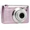 Pink digital camera with silver lens and 8x optical zoom, brand AGFAPHOTO.