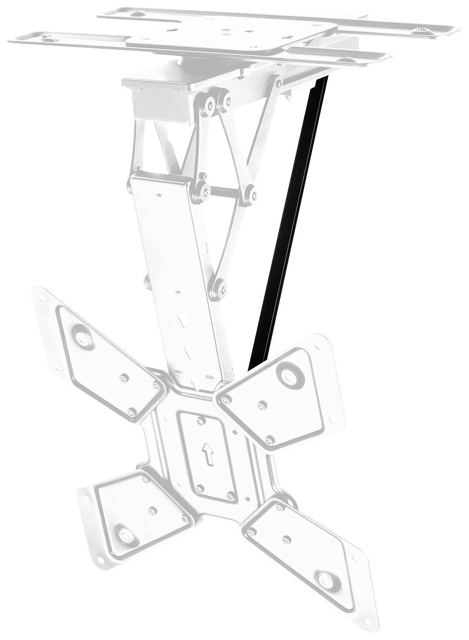 My Wall HL48MWL TV ceiling mount For Google Home, Remote control, Tiltable, Folding, Motorized 58,4 cm (23) - 165,1 cm (65) App-controlled, Roof suspension