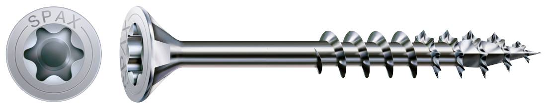 SPAX 191010350355 Spax-Universalschraube 3,5x35/23 T15 SK Stahl galv.zn VE=1000 Wood screw 3.5 mm 35 mm Torx, Star socket Steel zinc galvanized 1000 pc(s)