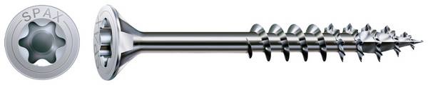 SPAX 0191010450455 R 88091 Senkkopf/T-STAR TG Wood screw 4.5 mm 45 mm T-Star Plus Steel WIROX 500 pc(s)