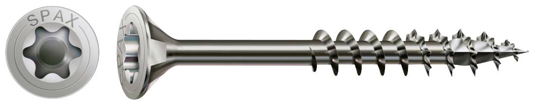 SPAX 197000600703 R 88091 Senkkopf T-STAR TG Wood screw 6 mm 70 mm Torx, Star socket Stainless steel V2A rust-proof 100 pc(s)