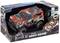 Remote control toy car 'Ghost Driver' in red and black packaging with remote control and 2.4 GHz function, suitable for children.