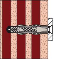 'Diagram of a cable conductor passing vertically through insulated layers.'