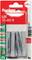 A pack of six grey Fischer nylon wall plugs, suitable for 10mm drill holes. Maximum load-bearing capacity: 100 kg.