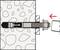 Illustration of a bolt anchor in a concrete wall. An arrow shows how the nut is tightened to secure the anchor.