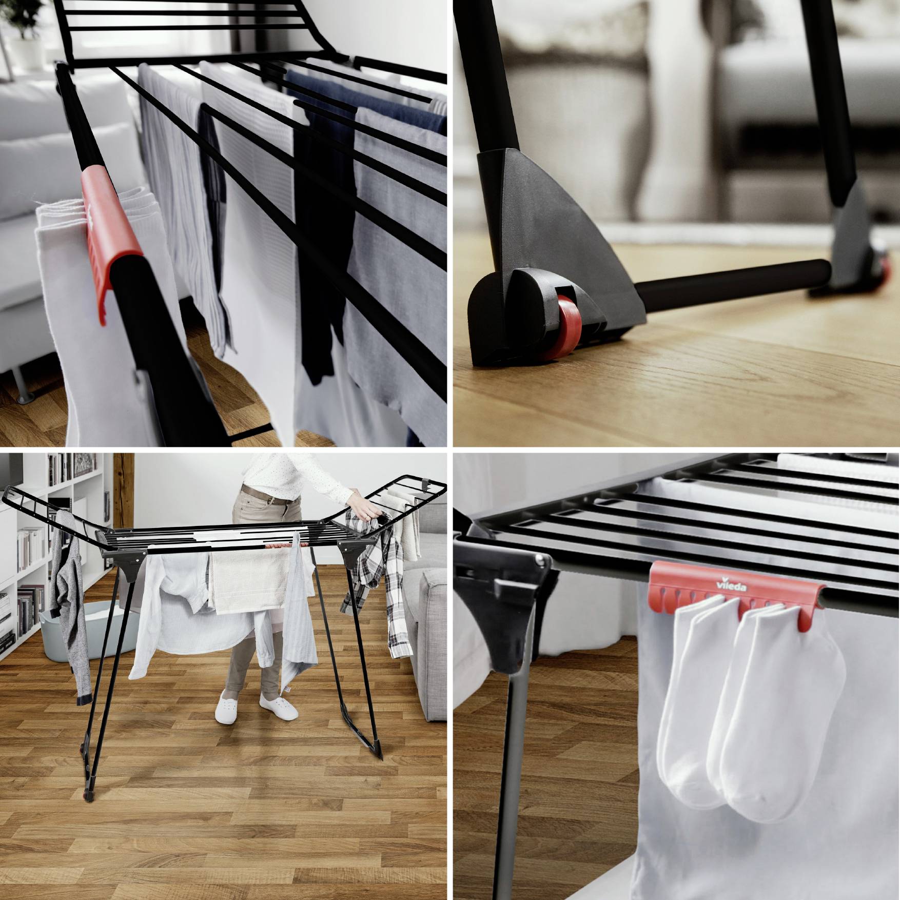 Buy Vileda Drying rack KING Ultimate Black Edition Drying space
