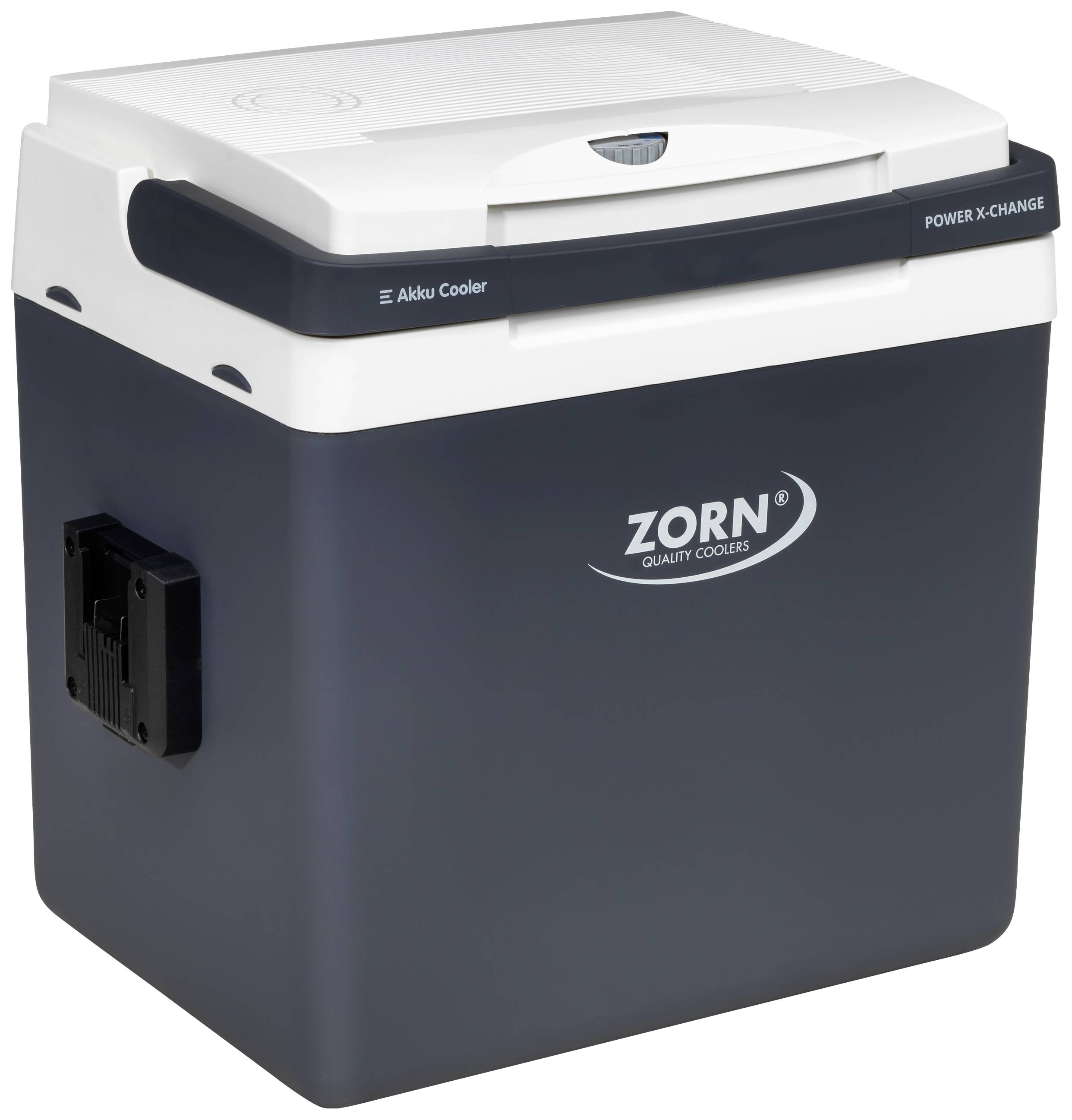 ZORN Z 26 DC PX 12/24V Cordless cool box Thermoelectric 12 V, 18 V, 24 V Grey 25 l Cooling function: Delta T: Up to 17 °C below ambient temperature