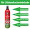 Lithium Battery Fire Extinguisher Spray. Description: Safe for home and on the go, spray duration approx. 25 seconds, range 3-4 metres.