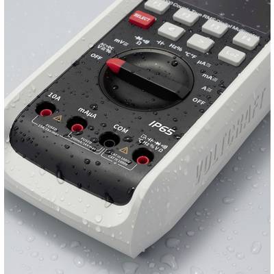 VOLTCRAFT VC915 Handheld multimeter Calibrated to (ISO standards) Digital CAT III 1000 V, CAT IV 1000 V Display (counts)-8