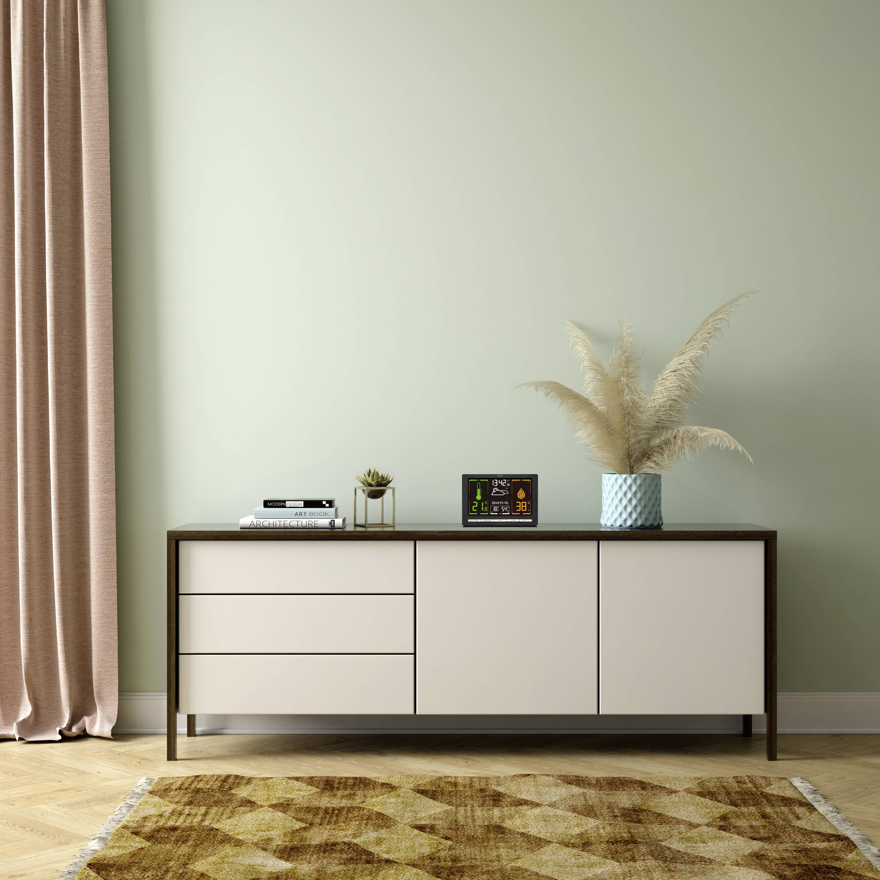 TFA Dostmann Funk-Wetterstation METEOCHROME 35.1132.01 Wireless digital weather station Forecasts for 12 to 24 hours Max